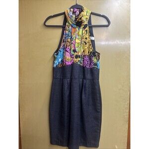 Trina Turk - Multicolor Printed Bodice Sheath Dress Size 6